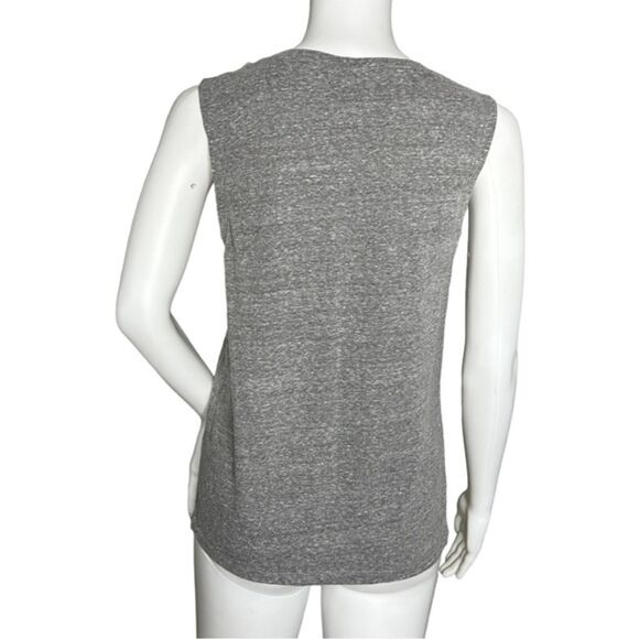 Bravado Rolling Stones Shirt Womens Medium Gray Floral Lips Tongue Muscle Tee - Picture 3 of 7